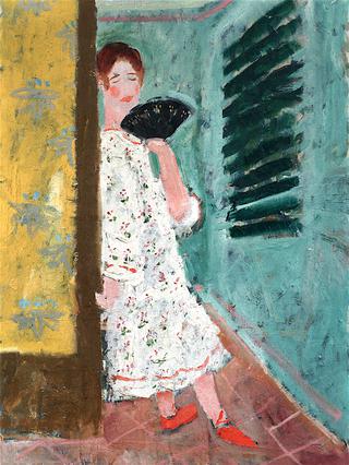 Girl with Fan