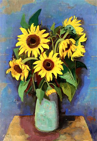 Sunflowers in a Vase