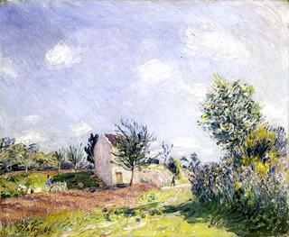 Spring Landscape - Path near Moret-sur-Loing