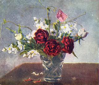 Still Life. Red roses