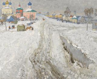 A Russian Town Under the Snow