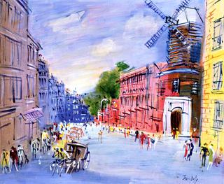 Paris, the Moulin de la Galette