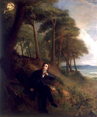 Keats Listening to a Nightingale on Hampstead Heath