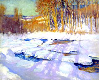 Frozen River, Jackson, New Hampshire