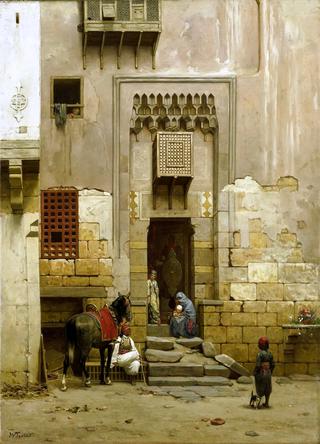 Courtyard of a house in Cairo