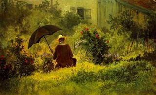 The Painter in the Garden