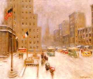 Fifth Avenue in the Snow