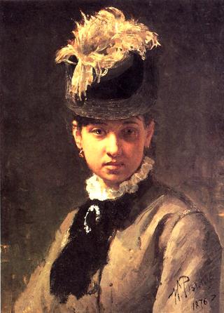 艺术家妻子维拉·雷皮娜的肖像