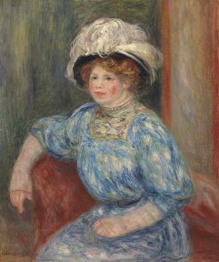 Woman in Blue