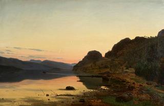 Evening Mood, Skogsfjord, Mandal