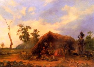 Native Encampment in South Australia