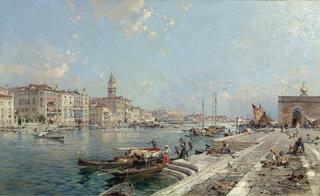 The Grand Canal seen from Santa Maria della Salute, Venice