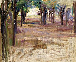 Avenue of Trees in Speyer (unfinished)