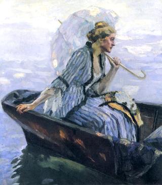 Woman Boating