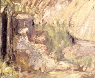 Woman and Girl in a Landscape