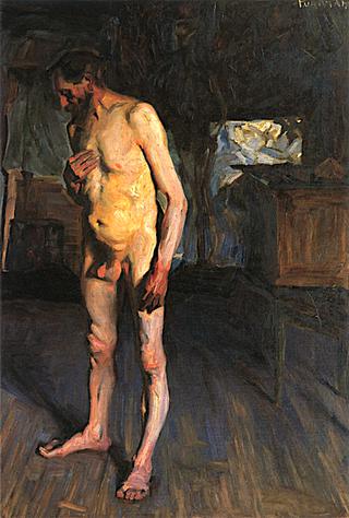 Standing Male Nude, Facing Left