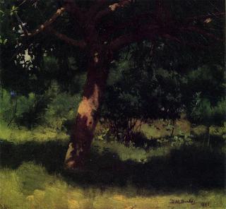 Midsummer Landscape with Apple Tree