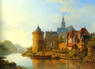 View of a Town along the Rhine