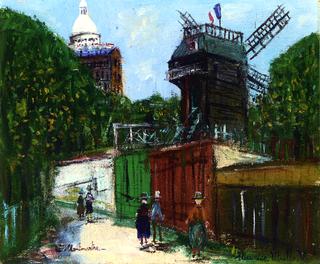 The Moulin de la Galette in Montmartre