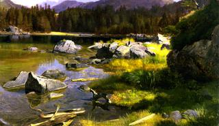 The Hintersee, near Berchtesgaden
