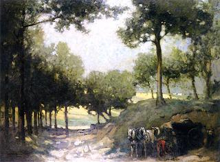 Landscape with Horsecart and Drivers