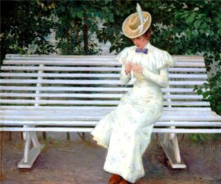 Lady on a Bench