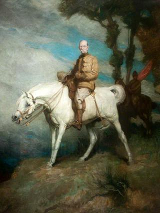 Field-Marshal Earl Roberts on His Charger 'Vonolel'