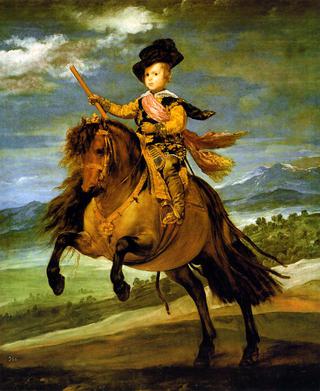 巴尔塔萨尔·卡洛斯王子骑马
