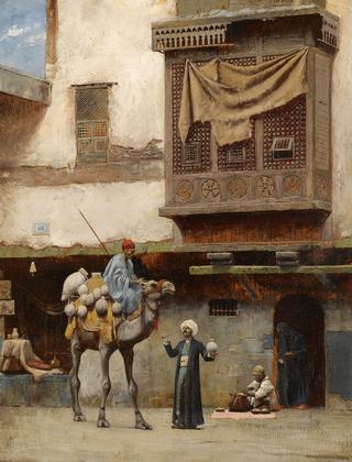 A Pottery Seller in Old Cairo