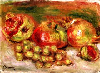 Pomegranates and Grapes