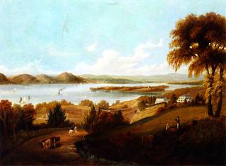 View of Croton Point from Sing Sing, New York