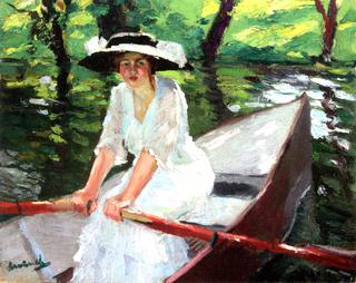 Woman in Rowboat