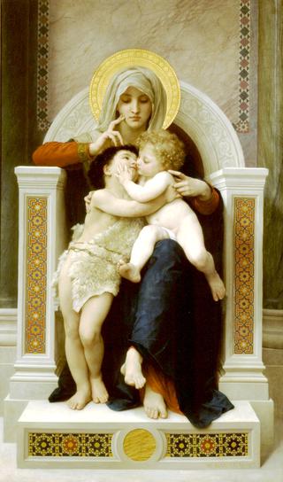 圣母、婴儿基督与施洗者圣约翰