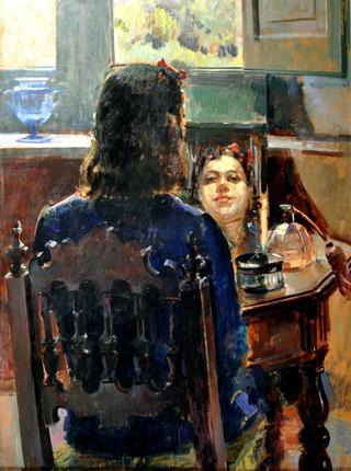 Woman at the Mirror