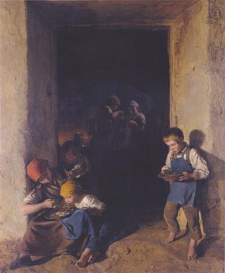 Children Having Breakfast