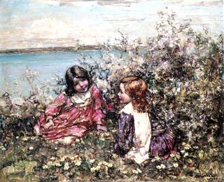 Picking Primroses by the Sea