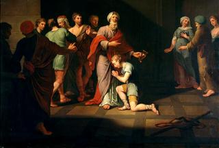 David Anointed by Samuel (David salves af Samuel)