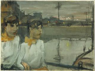 Girls along Prins Hendrikkade