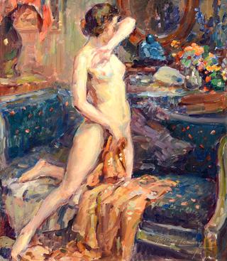 In Her Boudoir