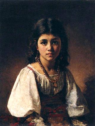 Portrait of a Gypsy Girl