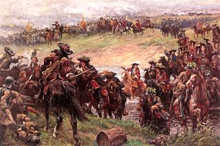 The Battle of the Boyne, 1690
