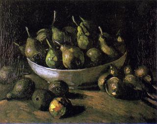 Still Life with Pears in a Bowl