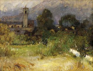 Landscape near Issogne