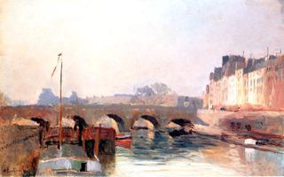 Paris - The Pont Neuf, Morning Effect