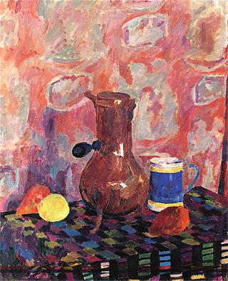 Still Life with Chocolatière and Jug