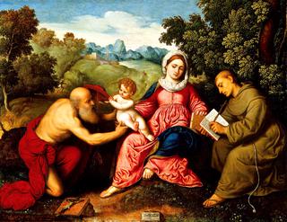 圣母子与圣哲罗姆和圣弗朗西斯