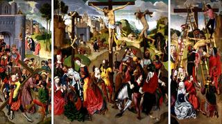 Triptych with the Crucifixion, Carrying of the Cross and the Deposition