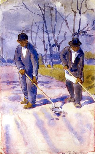 Negroes Shoveling