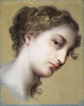 Head of a Young Dark-Haired Woman