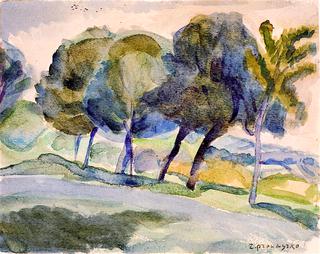 Landscape with Trees